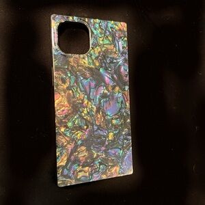 Flaunt iphone 13 Iridescent Abalone Pattern Phone Case - Multi-Color